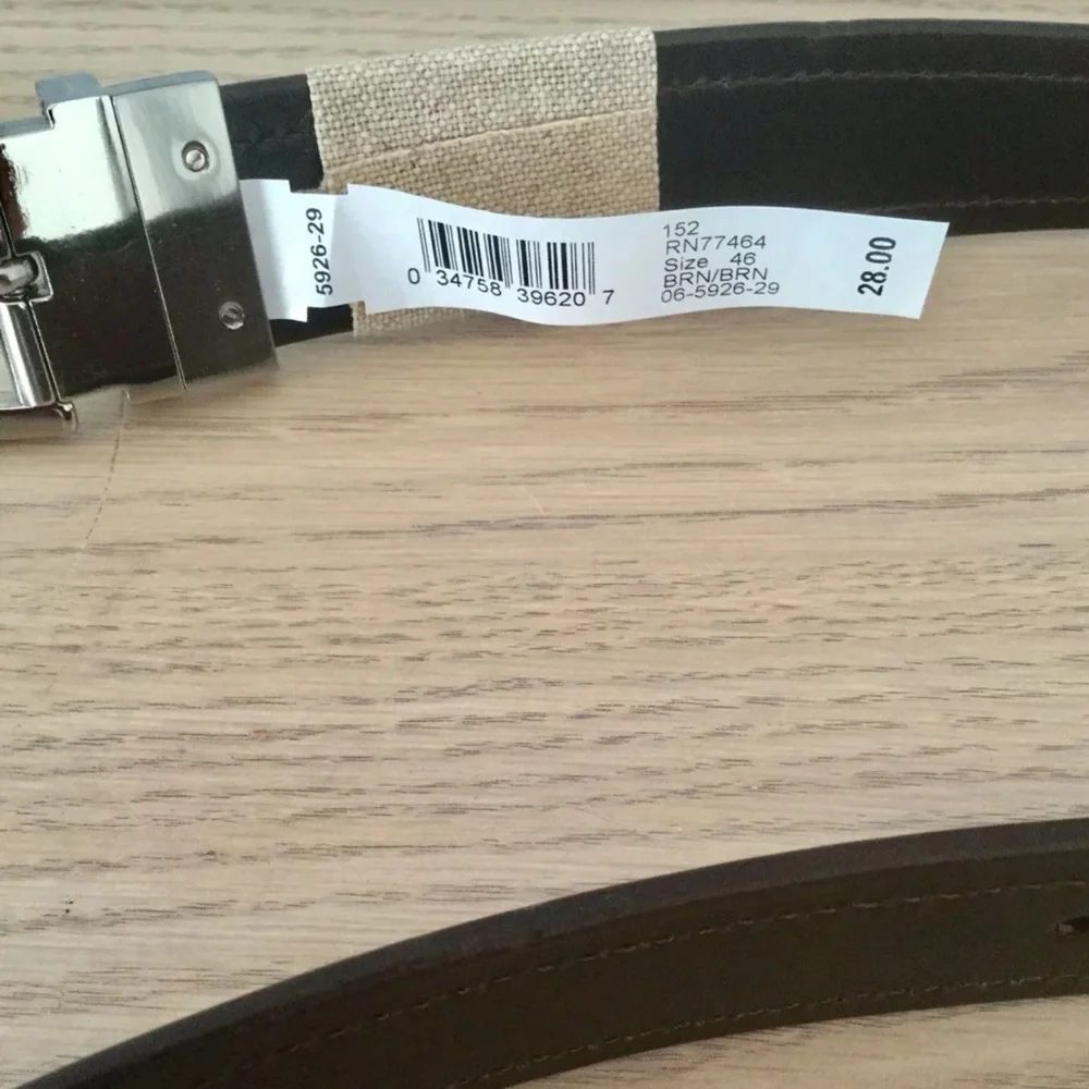Croft & Barrow Leather Belt